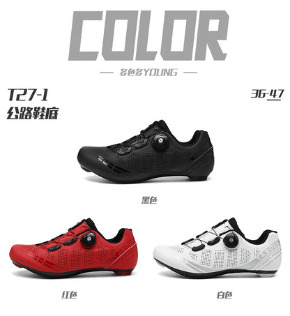 LiXingMing Road Cycling Shoes — Men & Women Racing Sneakers with SPD Cleats