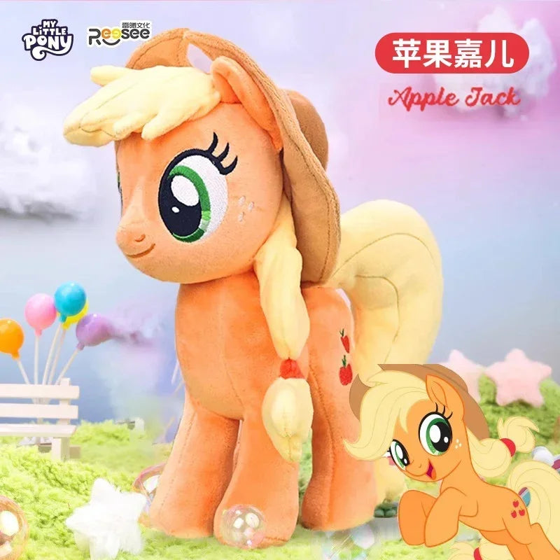 My Little Pony Plush Toys – Twilight Sparkle, Pinkie Pie, Rarity, Fluttershy, Applejack & Rainbow Dash Stuffed Dolls, Kids Xmas Gift