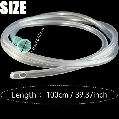 1M Green Needle with Transparent Soft Tube – Compatible with Large-Bore Syringes