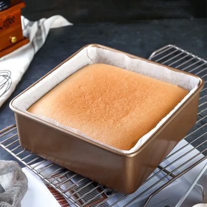7/8/9 Inch Square Cake Mold – Sponge and Fluffy Cake Pan for Family Baking, Pastries, Cookies, and Chocolate Making