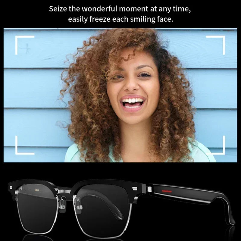 Hiwego Smart Music Sunglasses with Bluetooth Earphones – Wireless HIFI Headset for Driving & Hands-Free Calls