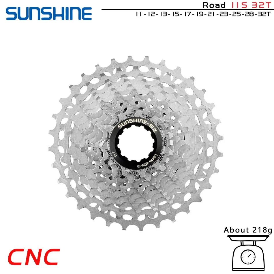 GOLDIX Ultralight CNC Road Bike Cassette — 11/12-Speed 28T-36T Sprocket for SHIMANO HG, K7 11S/12S