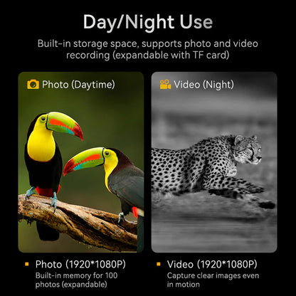 HD 1080P Infrared Binoculars | 10X Digital Zoom with 7 Gear Night Vision & 2000mAh Rechargeable Battery
