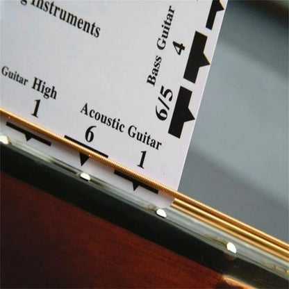 Miwayer Guitar Neck Notched Straight Edge — Luthier Tool with String Action Ruler Gauge for Gibson & Fender Electric Guitars