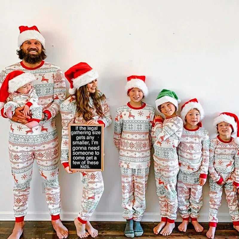 Mommy and Me Christmas Pajamas Set 2023 - Soft & Cute 2-Piece Sleepwear for Family, Adults & Kids Xmas Outfits