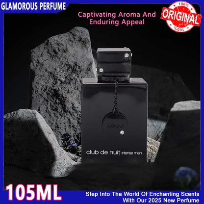 105ml Wild Black Edition Men’s Perfume — Luxury Nightclub Cologne Fragrance Spray, 100ml Brand Scent