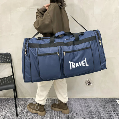 Foldable Travel Bag Y36A – Large Capacity Waterproof Business & Sports Duffel, Wear-Resistant Portable Handbag