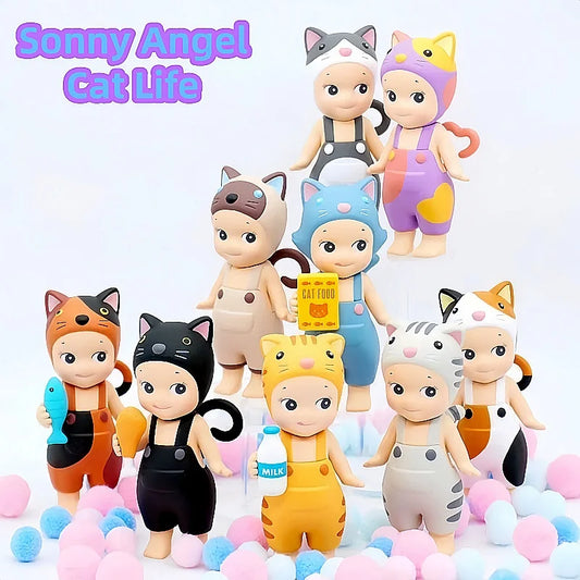 New Sonny Angel Meow Meow Daily Cat Life Series Blind Box – Anime Figure Ornament Toy Doll Gift