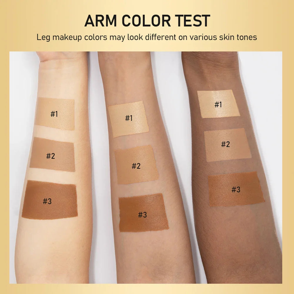 30g Moisturizing Leg & Body Foundation — Liquid Fake Tan Cream for Even Skin Tone and Skin Care