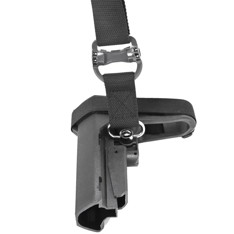 Adjustable MS4 Rifle Sling — QD Metal Swivel, 2-Point Tactical Nylon Strap for Airsoft, Hunting & Multi-Mission Weapon Use
