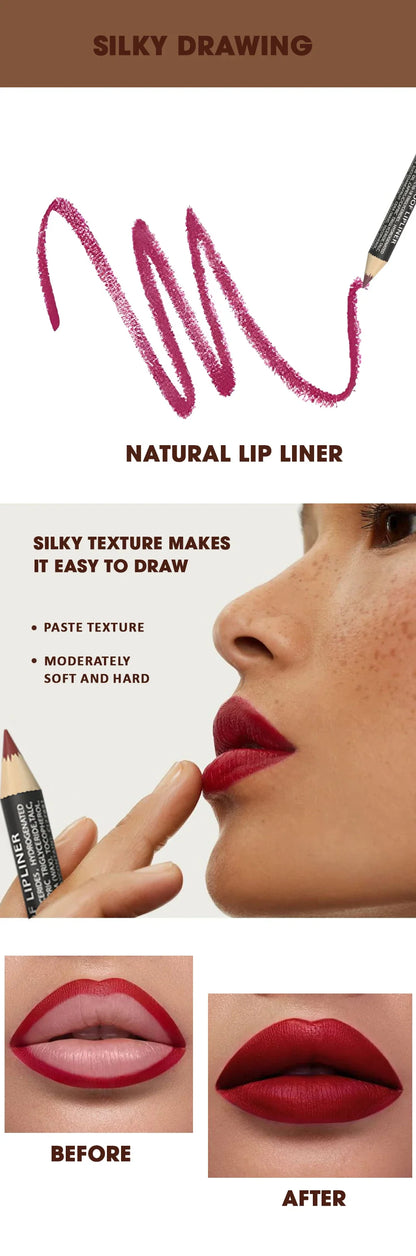 Rozza Waterproof Matte Lip Liner Pencil Set – Weightless, Precise, Super Soft & Blendable