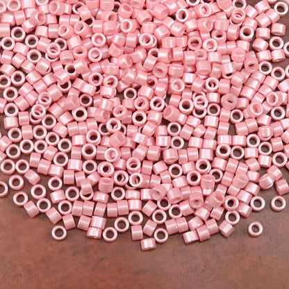 2.5mm Mini Glass Cylinder Beads – Antique Pearl Color Craft Beads for DIY Bracelets & Necklaces Jewelry Making Accessories