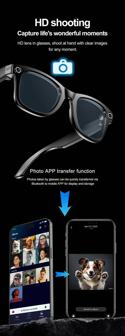 2025 Xiaomi Smart Glasses — AI Interactive Translation & Photography Video Smart Sunglasses for iOS & Android