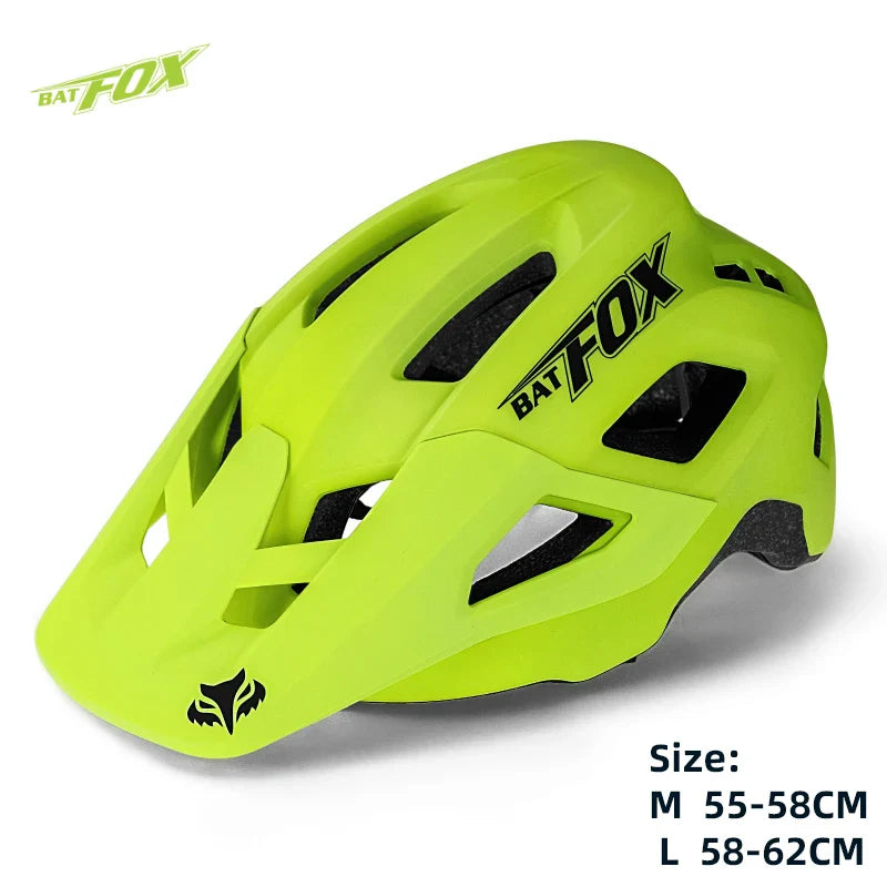 BATFOX Men's Cycling Helmet – MTB Mountain Bike Racing Helmet, Speedframe Casco para Bicycle