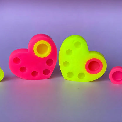 Libeauty Mini Silicone Palette – 6-Function Tray for Lash Lift, Tint, Brow Lamination & Eyelash Perm Makeup Tools