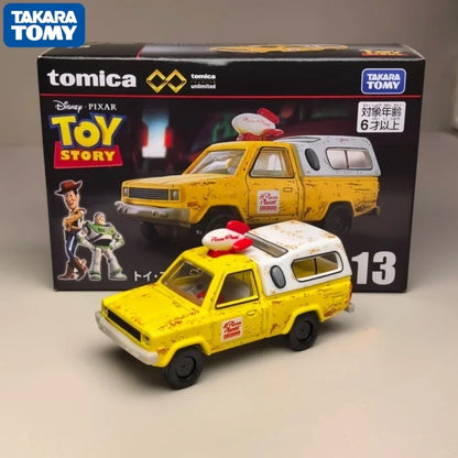 Takara Tomy Tomica Premium Unlimited 13 Pizza Planet Delivery Truck - Disney Pixar Alloy Diecast Model Car Toy Gift