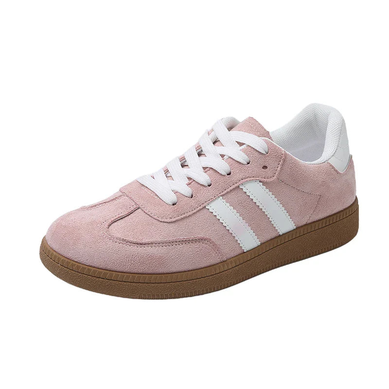 Women’s Casual Lace-Up Shoes | Lightweight Anti-Slip Flat Sneakers for Outdoor Walking