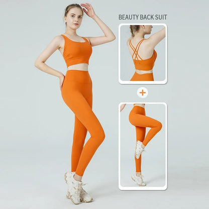 Women's High Waist Seamless Leggings - Naked Feel Push Up Yoga Pants For Fitness, Running & Gym Training