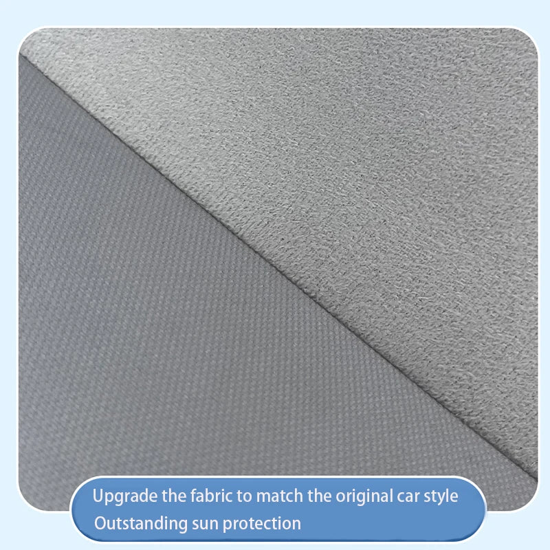 Electrostatic Sunshade for Tesla Model 3 & Y – Ice Cloth Sunroof Front & Rear Glass Skylight Interior Cooling Shade