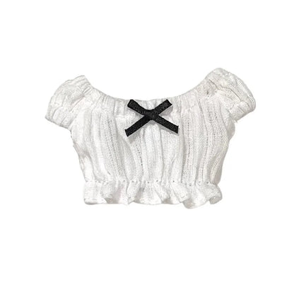 Casual DIY Doll Clothes — Handmade Cute T-Shirt, Vest & Jeans Outfit for Licca OB24/26/27 Dolls