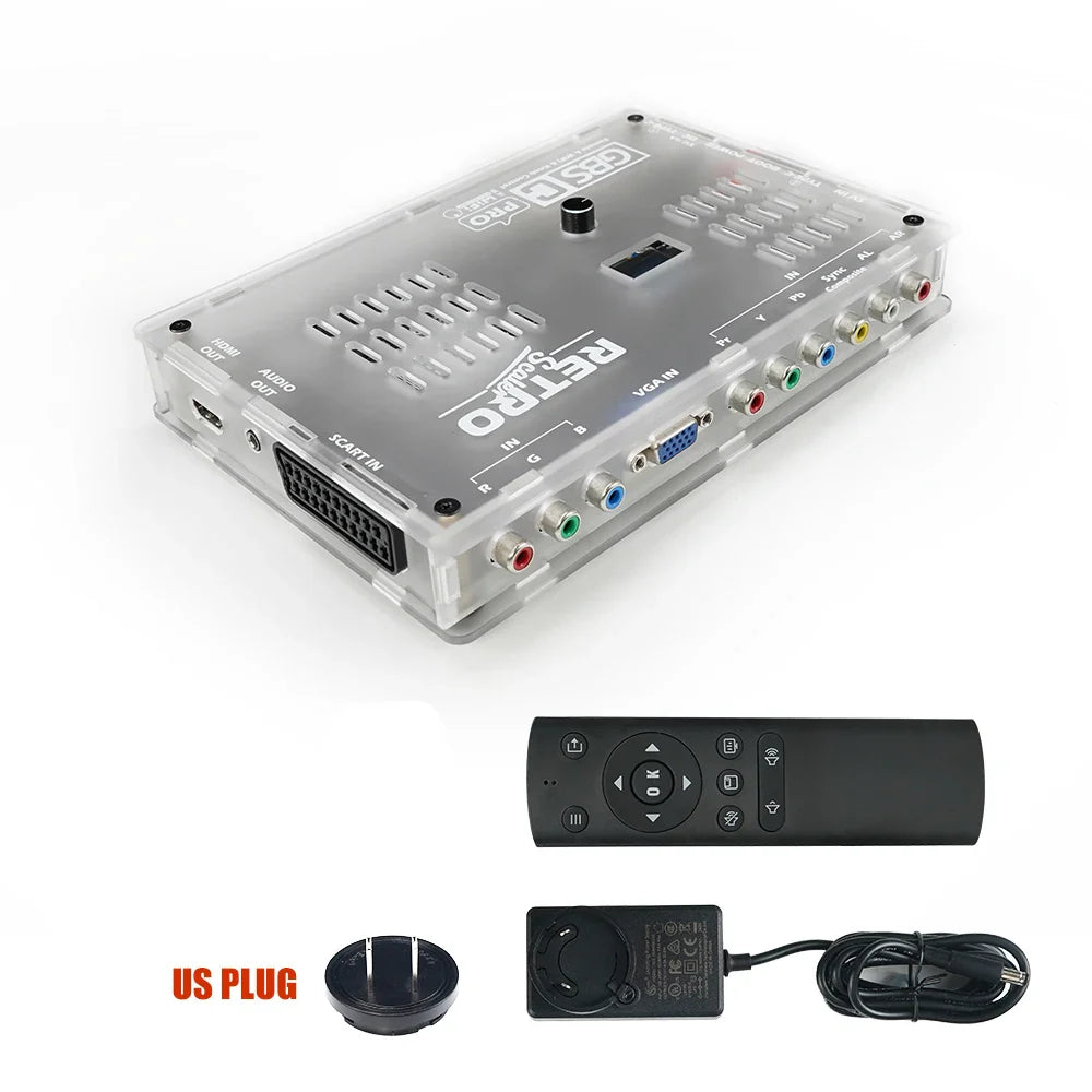 RetroScaler GBSC Pro – SCART/RGBS/YPbPr/VGA to HDMI Video Audio Converter for Retro Consoles