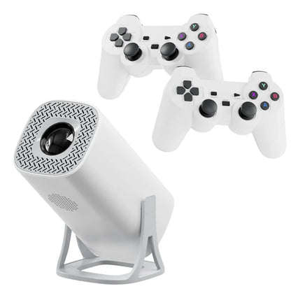 S40MAX Android 11 Gaming Projector - 64GB TF Card, Wireless Controller, Dual WiFi, 1280x720P Portable Home Theater