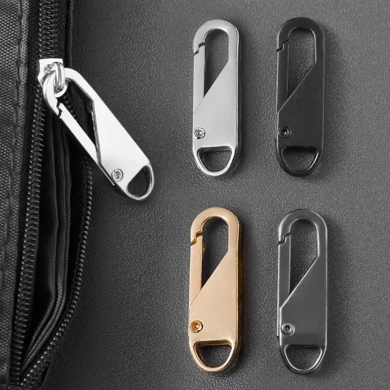 1/5/10Pcs Zipper Slider Puller Replacement – Instant Repair for Bags, Suitcases, DIY Sewing Craft