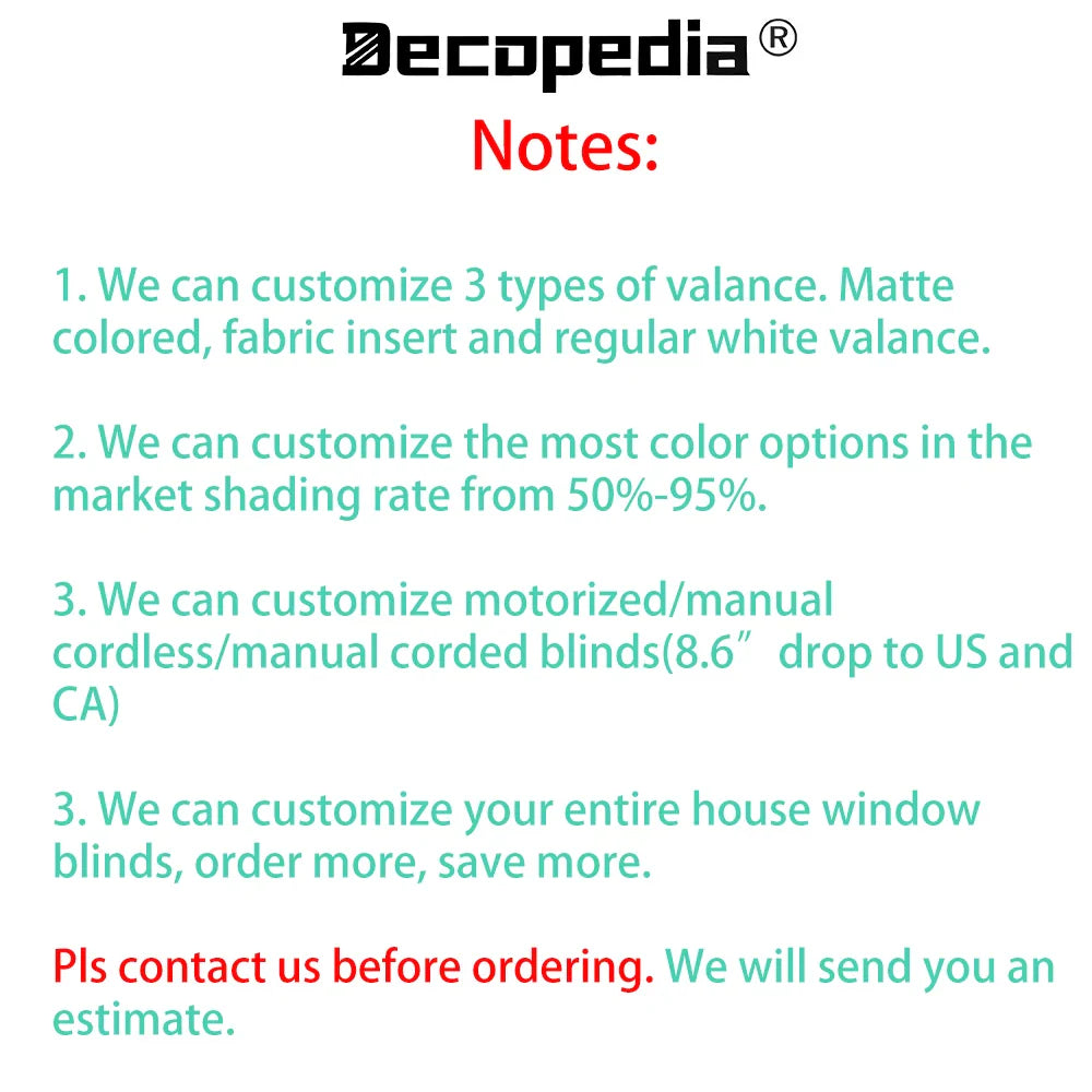 Decopedia Custom Zebra Blinds – Day & Night Blackout Roller Shades with Square Valance for Windows & Sliding Doors