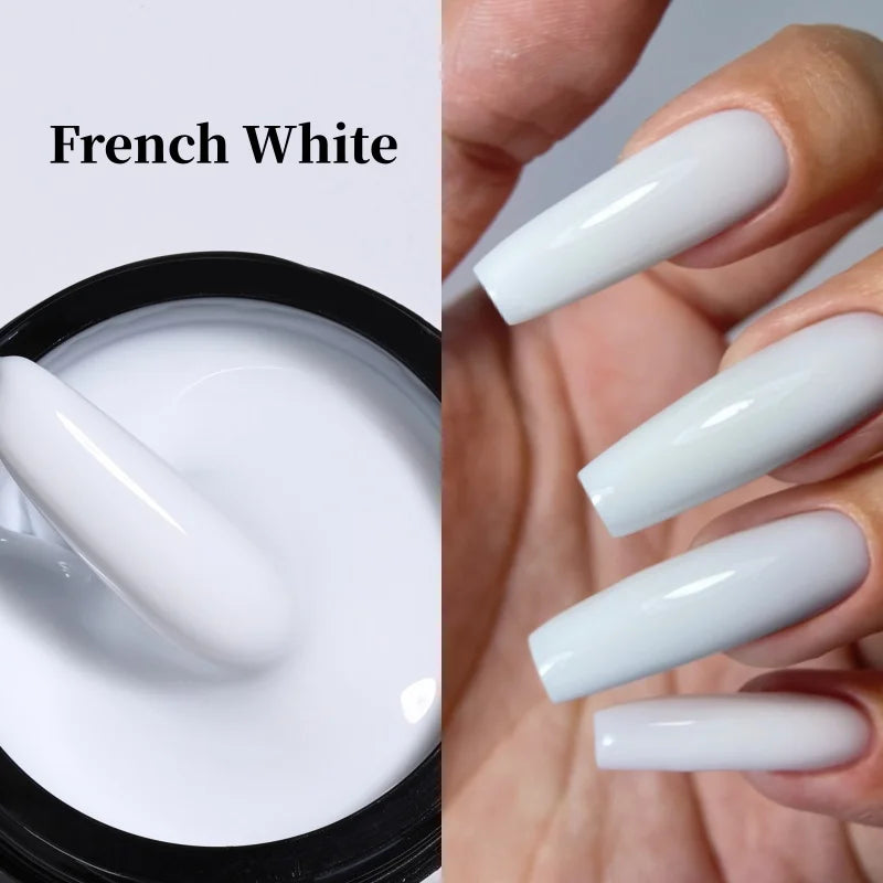 MSHARE 50ml Builder Nail Gel - HEMA & TPO Free Self-Leveling UV LED Gel for Nail Extensions and Sculpting