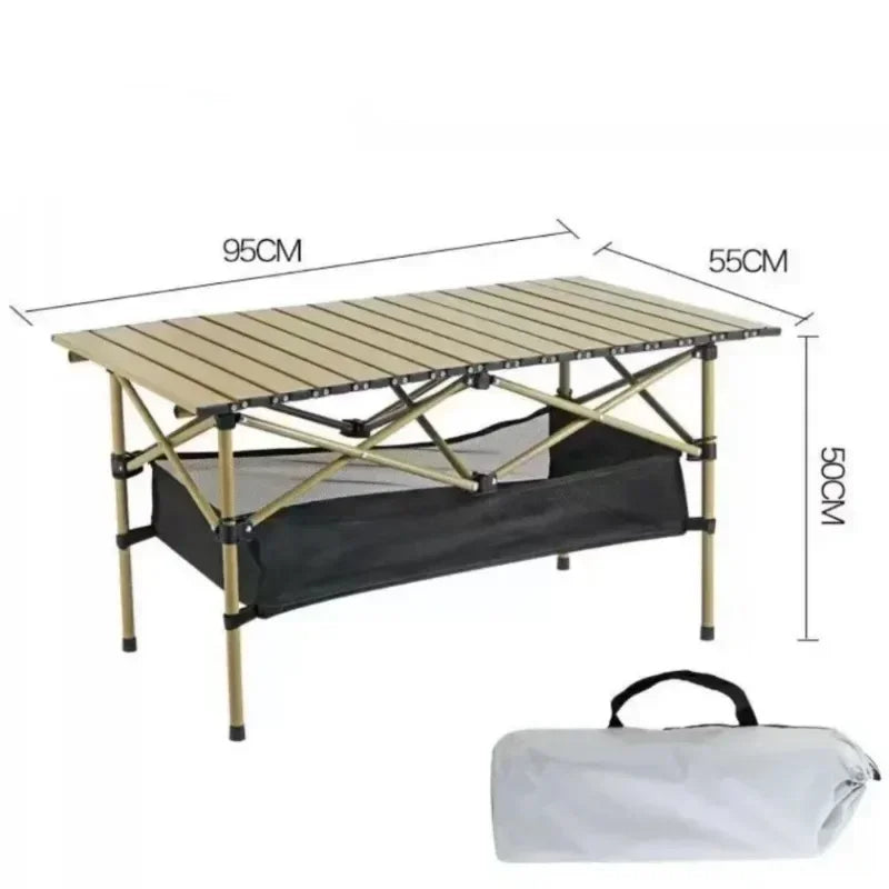 Outdoor Picnic Table with Carrying Bag – Lightweight Portable Folding Desk for Camping & Self-Driving Trips