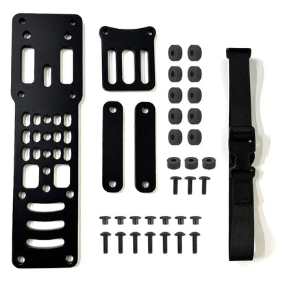 Adjustable Drop Leg Holster Adapter - Metal Modular Tactical Mount Platform for QLS Airsoft Gear