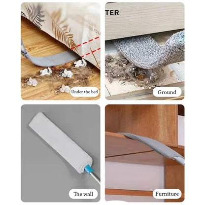 3 Size Long Handle Mops – Floor, Ceiling & Bed Dust Cleaner, Sofa Dust Removal Brush for Household Cleaning