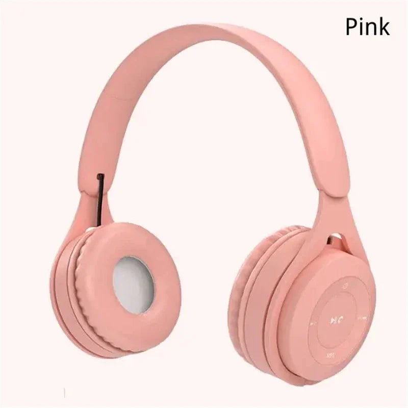 Y08 Wireless Bluetooth Macaron Headphones – Stereo Headband Gaming Headset with Mic for Mobile, Tablet & Gamer Girls