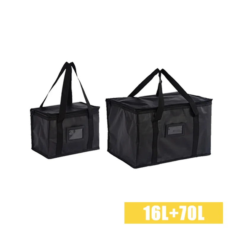 70L Large Insulated Thermal Cooler Bag – Portable Lunch Tote, Tin Foil Food Storage for Picnic, Camping, and Fresh Keeping