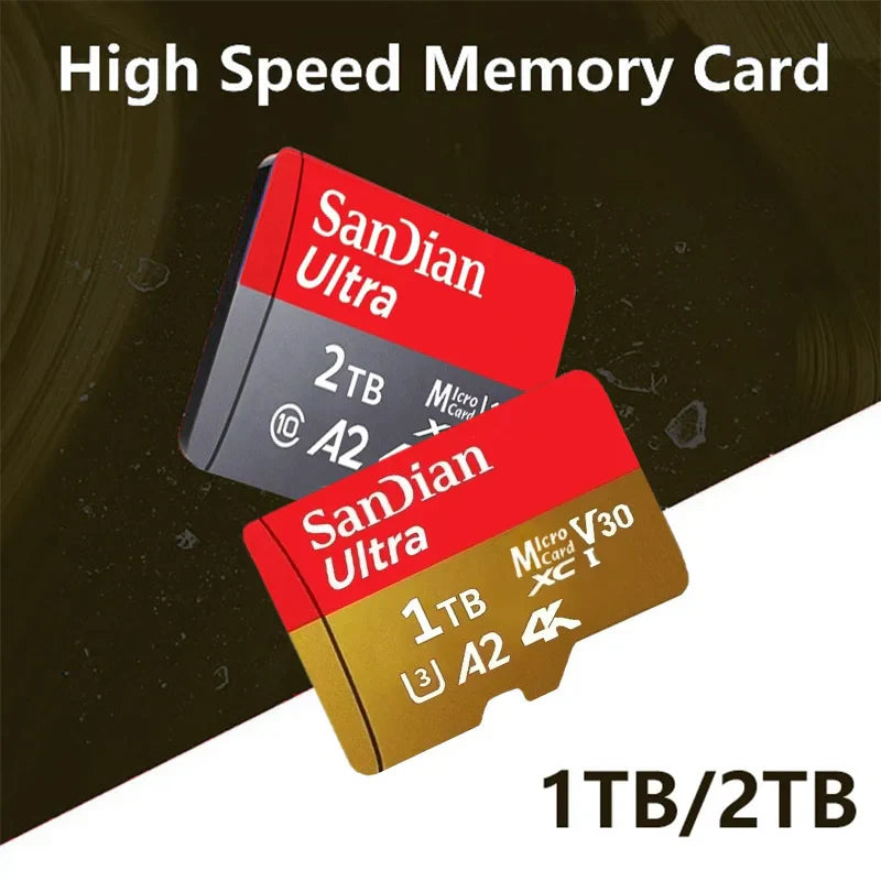 SanDian High-Speed SD & Micro SD Card – 256GB, 512GB, 1TB, 2TB Memory for Phone, Drone & Devices