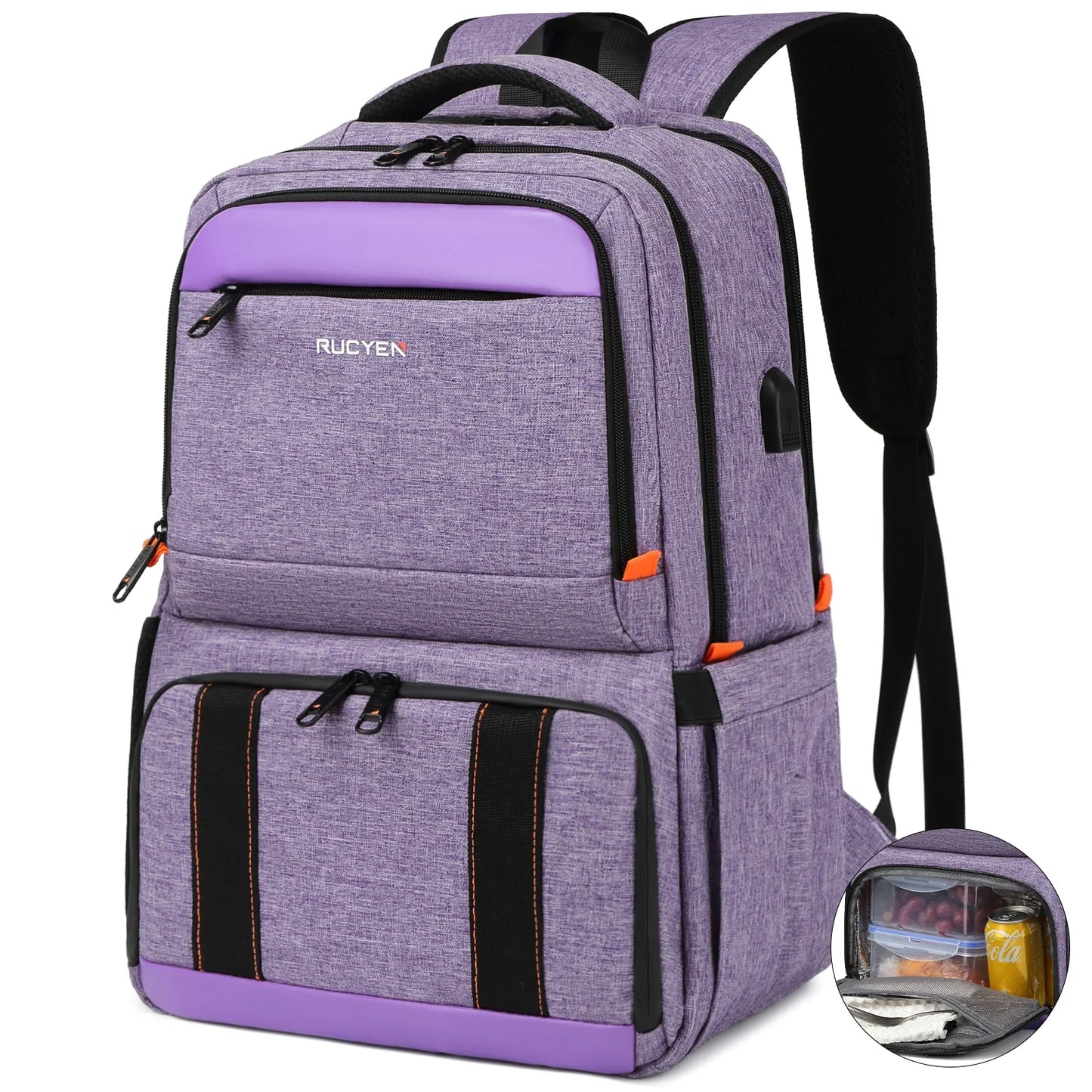 Insulated Lunch Cooler Backpack – Large Capacity Waterproof Picnic & Travel Bag for Outdoor Camping, Multifunctional Food Storage Pack