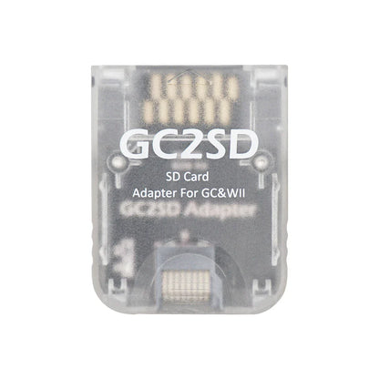 GC2SD Card Adapter – Micro SD to SD Memory Card Adapter for Nintendo GameCube & Wii Console, SD2SP2 Swiss Compatible