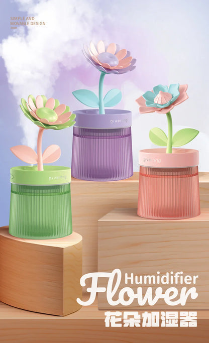 2024 Portable USB Ultrasonic Humidifier – Colorful Cup Aroma Diffuser, Cool Mist Maker & Air Purifier with Light