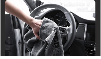 High-End Microfiber Car Wash Towel – Auto Cleaning, Drying & Detailing Cloth with Hemmed Edges for Car Care
