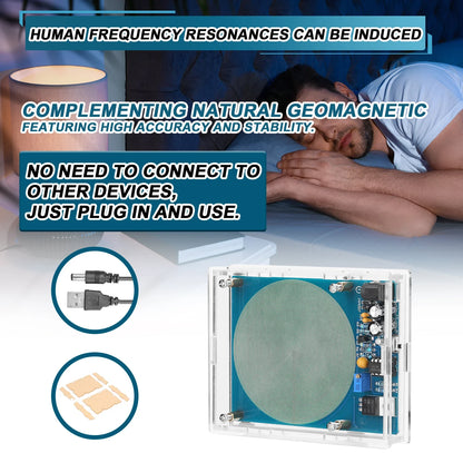 7.83Hz Schumann Resonance Generator – Ultra-Low Frequency Pulse Audio Device with USB & ON/OFF Indicator Light