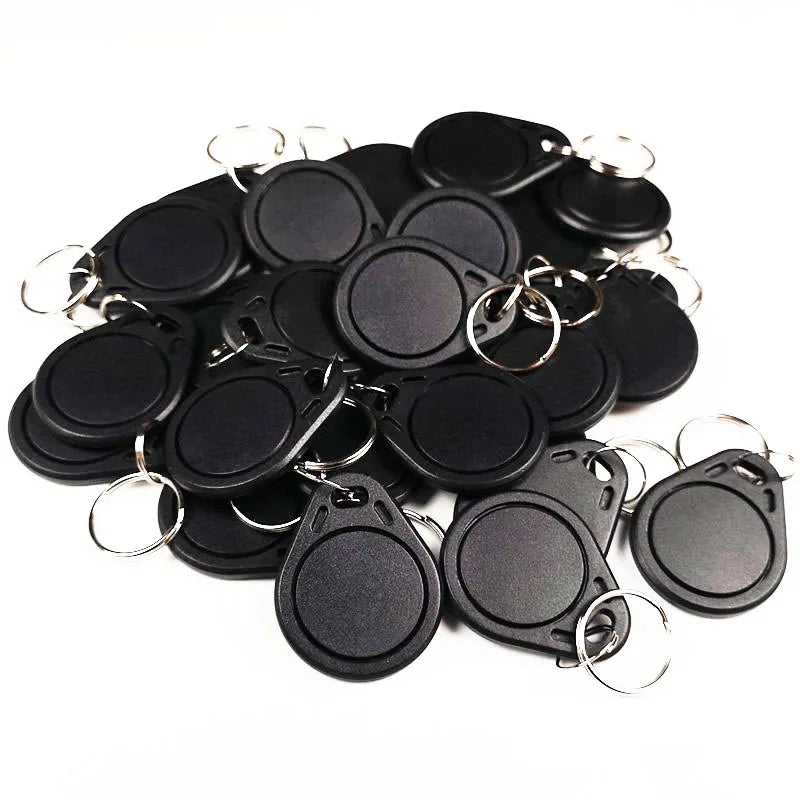 10PCS 125KHz T5577 Rewritable Keyfobs – Duplicate RFID 5200 Proximity Access Card ID Token Keychain Cloner Tags