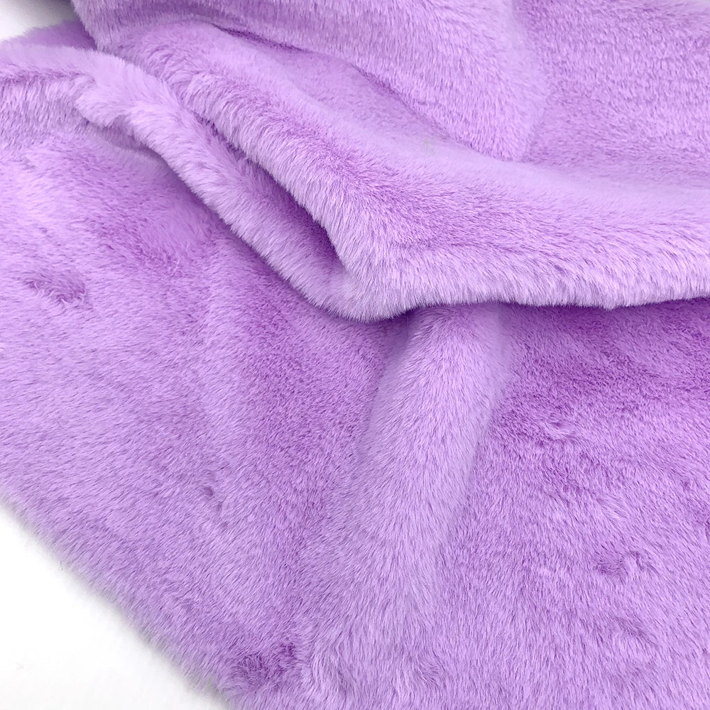 Sewbato Super Soft Artificial Rabbit Fur Fabric – 50x50cm Plush DIY Garment & Craft Material
