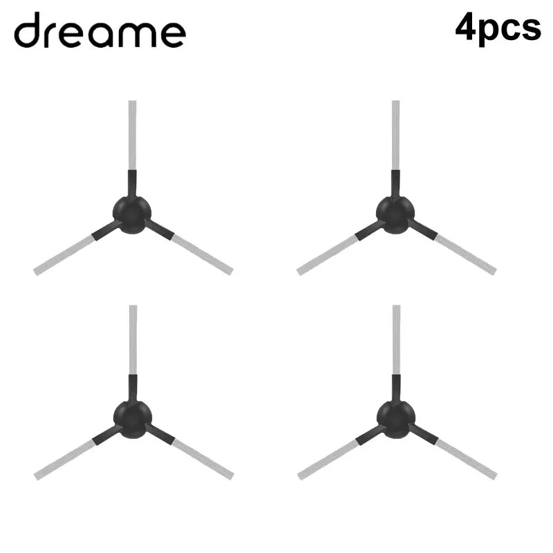 Dreame Robot Vacuum Accessories - Replacement Main Brush, Side Brush, Filter, Mop & Dust Bag for L10s Pro Ultra X30 Series