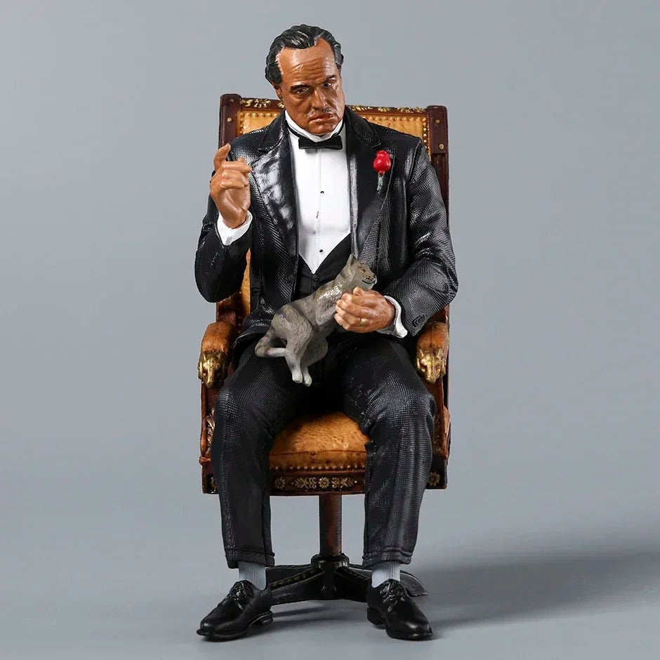 The Godfather Vito Corleone 6" Model Figure — Collectible Doll for Decoration, Toys & Holiday Gift