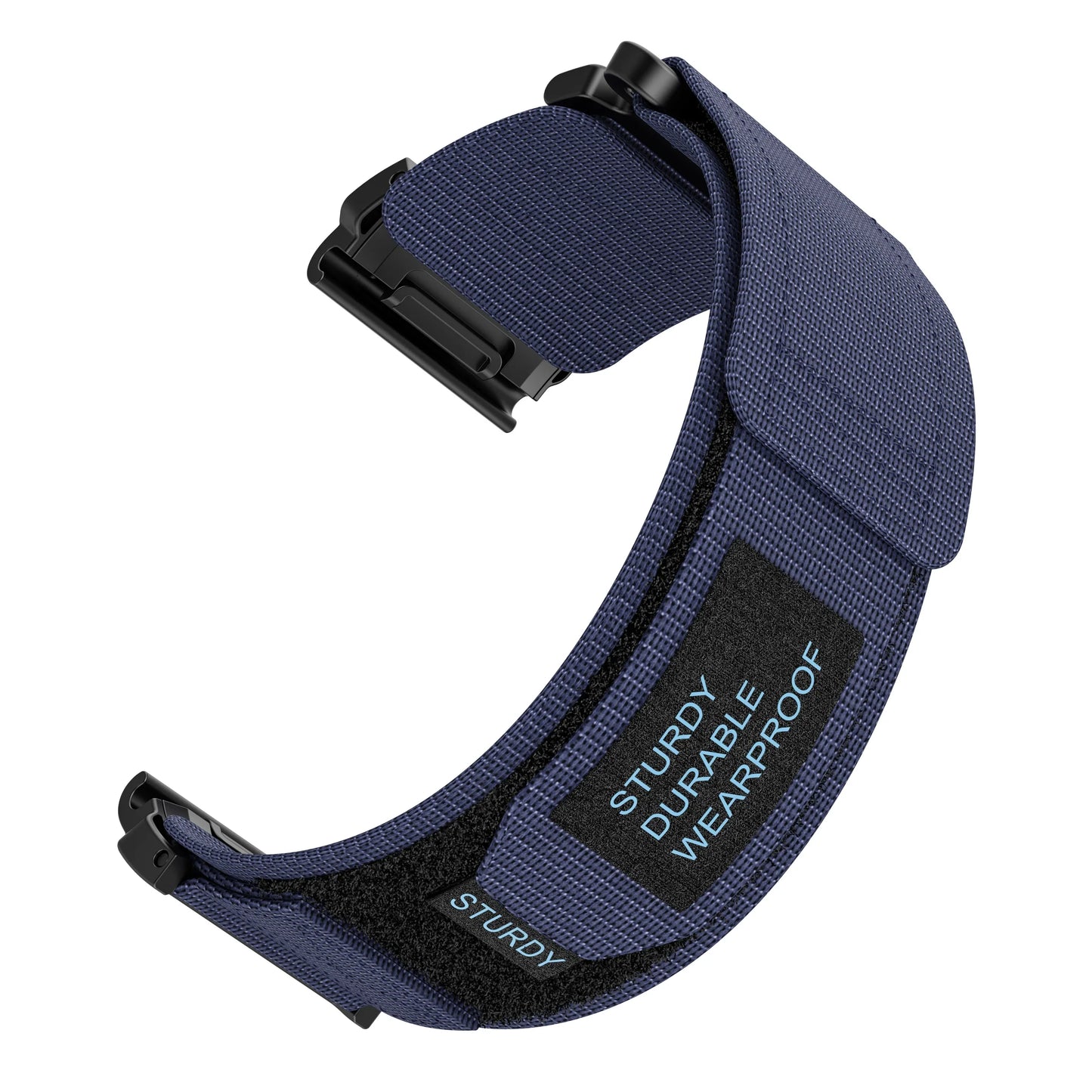 Rugged Nylon Quick Fit Watch Band — Compatible with Garmin Fenix E 8/7X/7/6/6X/5/5X/3HR