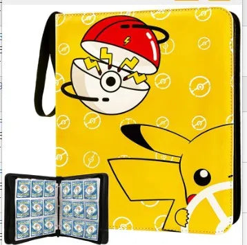 NEW Pokémon Card Album — 400pcs Binder Zipper PU Leather Storage Book for Anime Card Game Collection