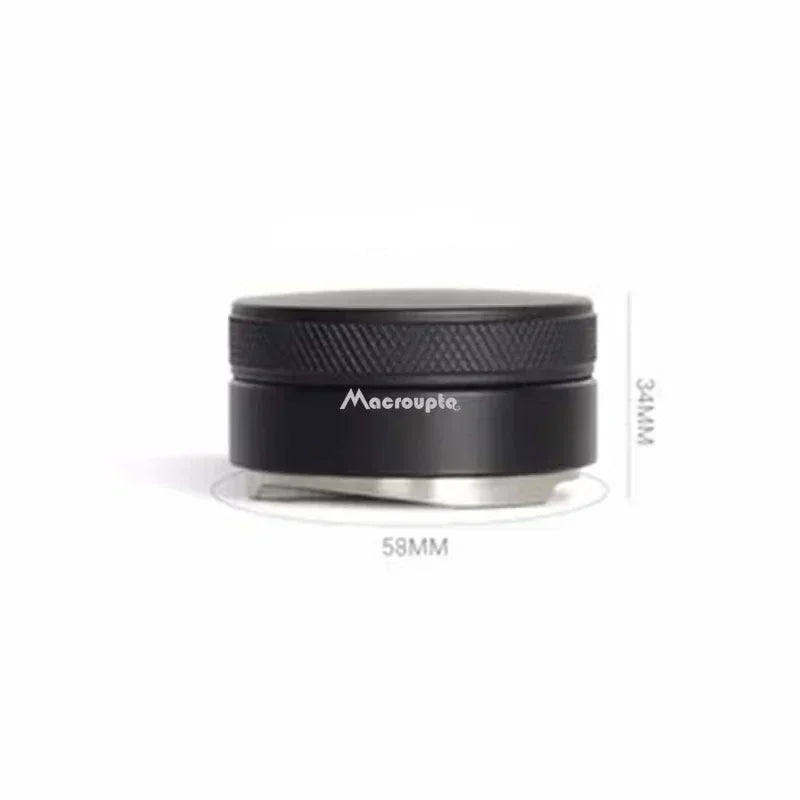 Coffee Distributor Espresso Leveler — Adjustable Palm Tamper with 3 Angled Slopes for 51/53/58mm Portafilters