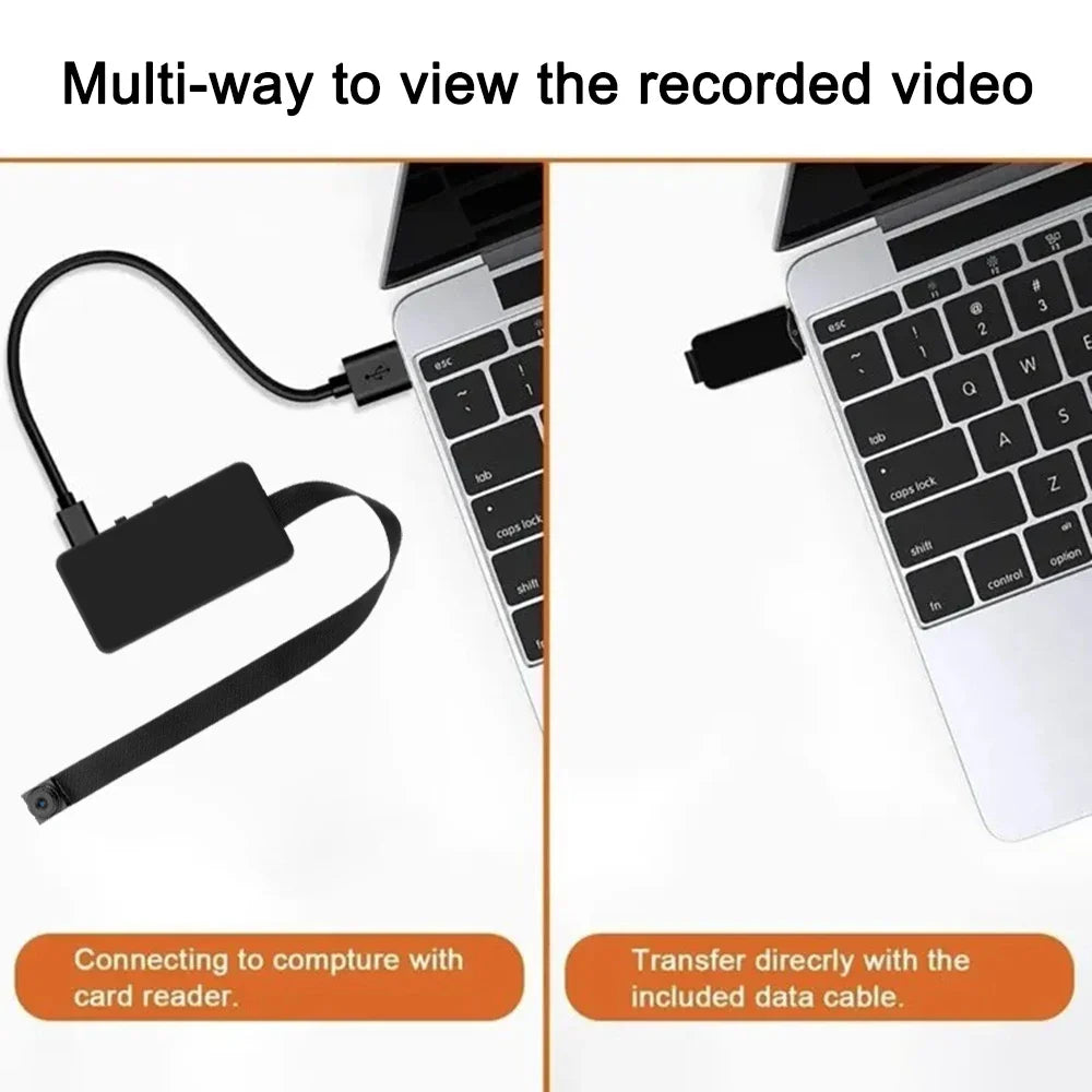 HD 1080P Mini WiFi Camera DIY Module — Nanny Cam with Wide-Angle, Motion Detection, Alarm, Recording, and Phone App Support