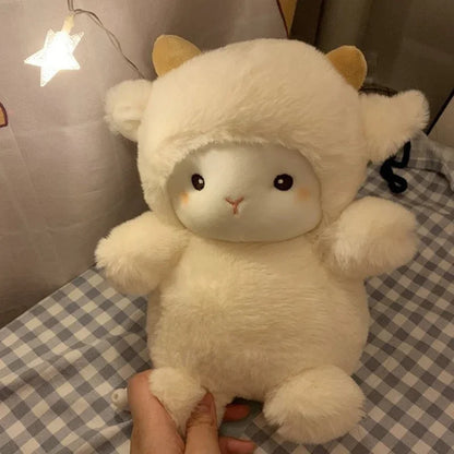 25cm Cute Sheep Plush Toy - Kawaii Soft Animal Doll Pillow for Birthday, Wedding & Party Gifts