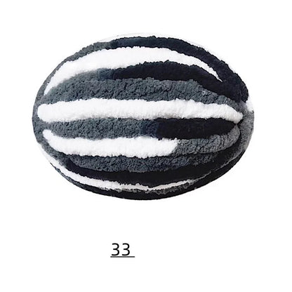 250g Extra Thick Ice Chenille Yarn Ball for Hand Knitting – Soft DIY Blanket, Cushion, Scarf & Pet Bed Yarn for Craft Projects